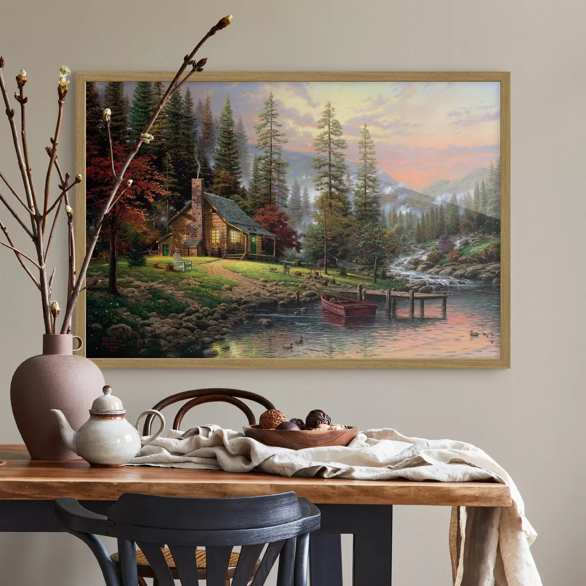 Poster Rifugio nel bosco f15556