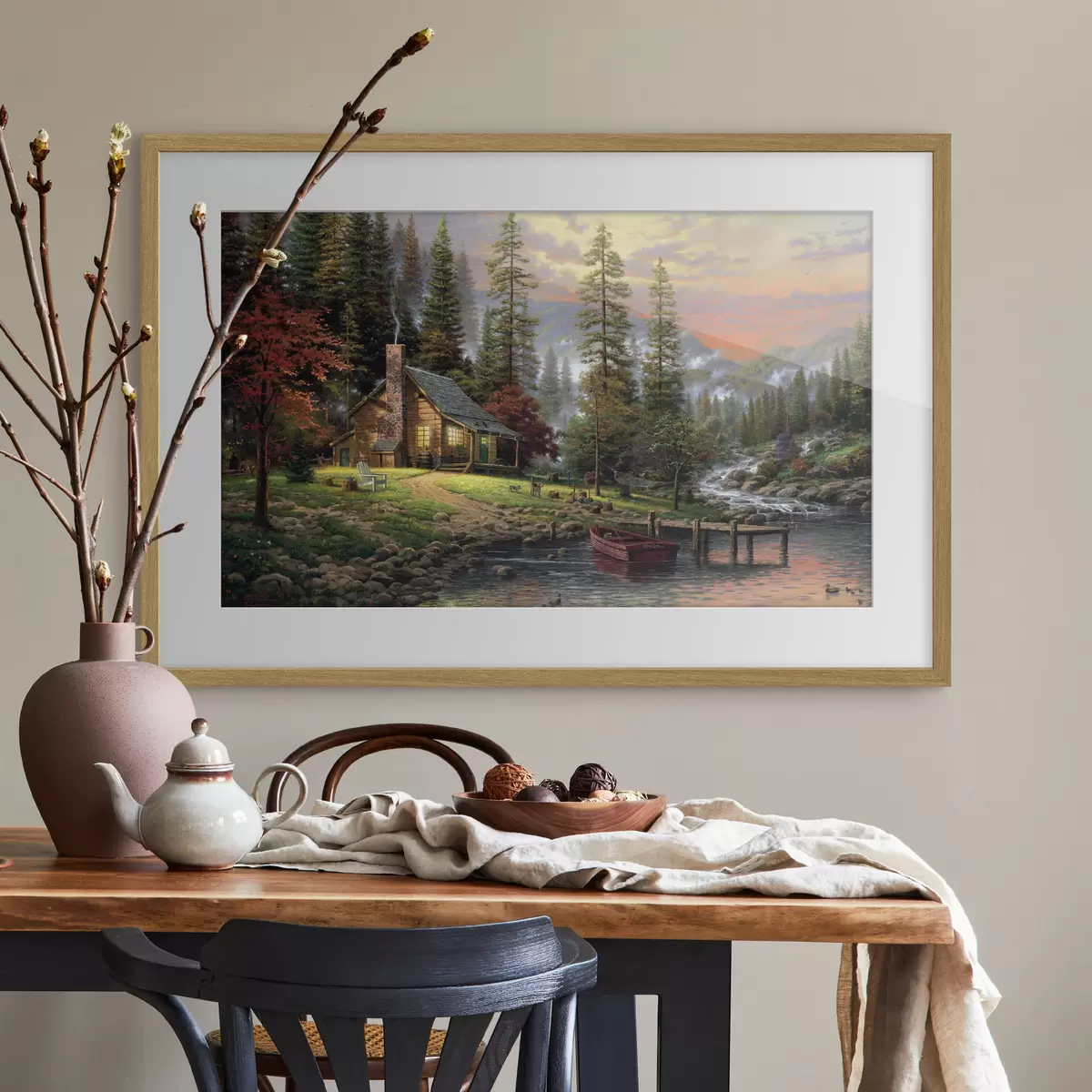 Poster Rifugio nel bosco f15556
