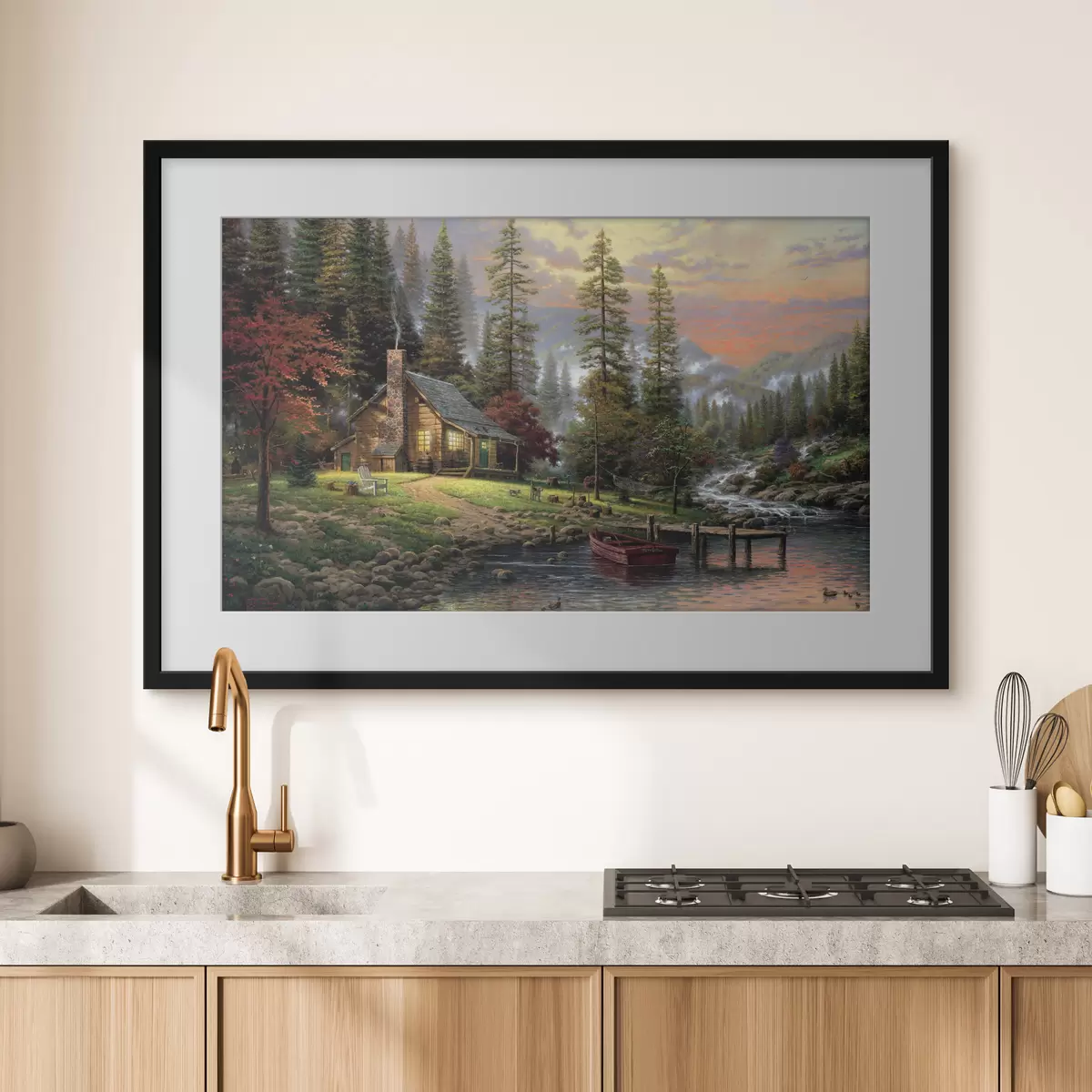 Poster Rifugio nel bosco f15556