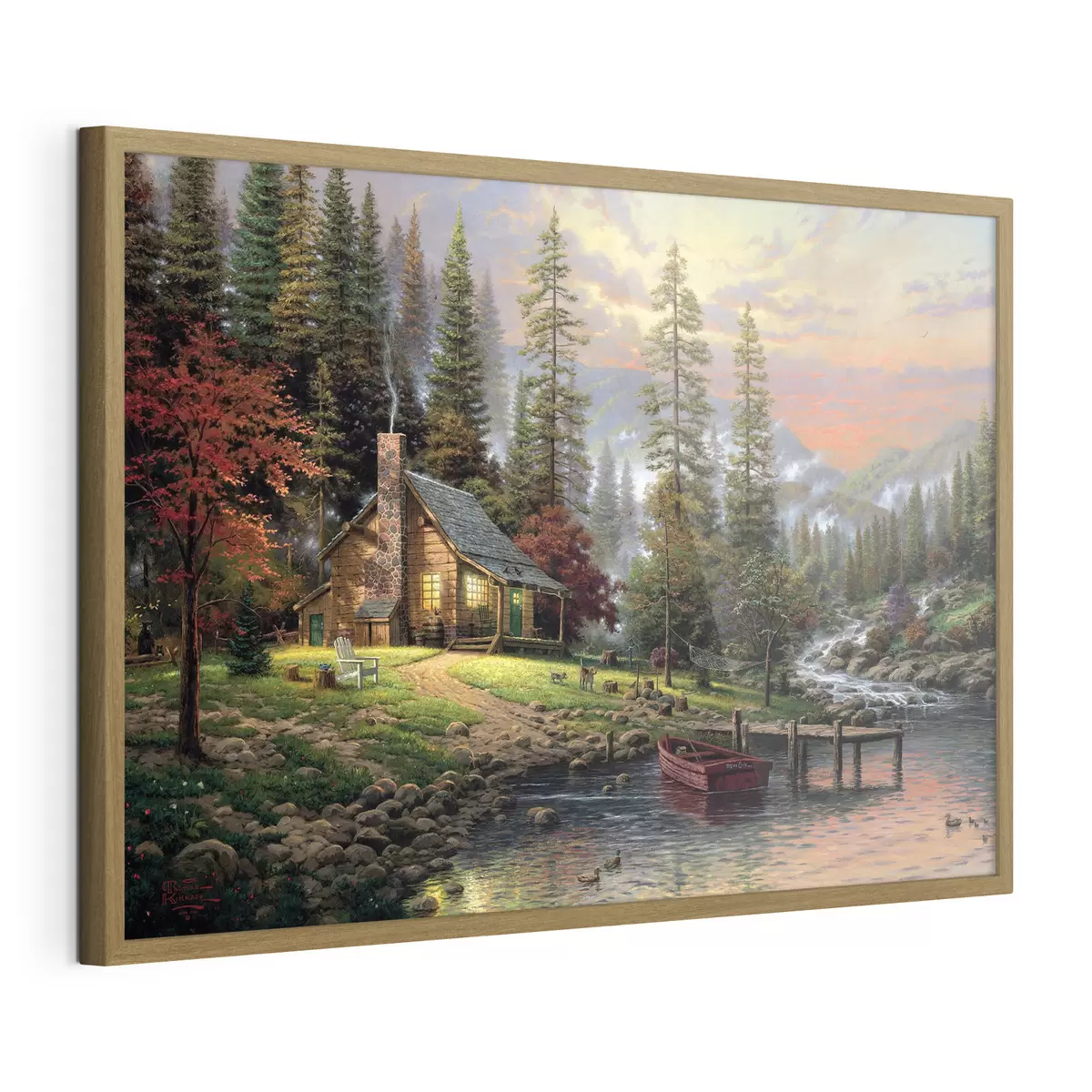 Poster Rifugio nel bosco f15556
