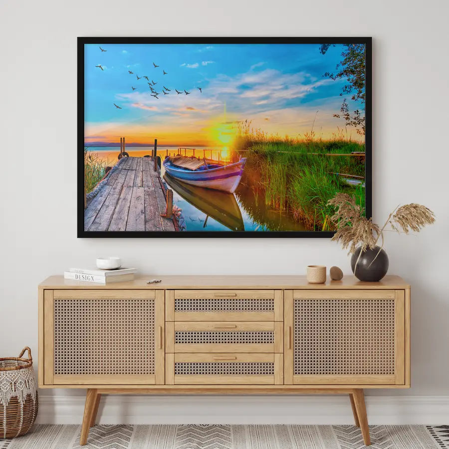 carta da parati Tramonto sereno su acque tranquille nr. f17989