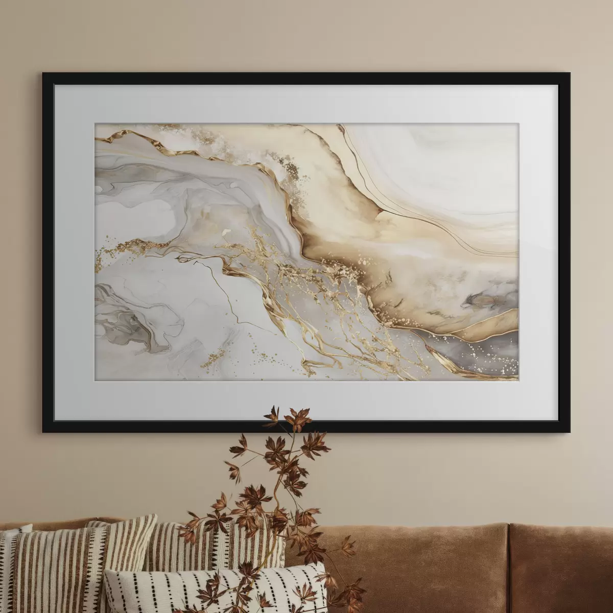 Poster Corrente dorata f34129