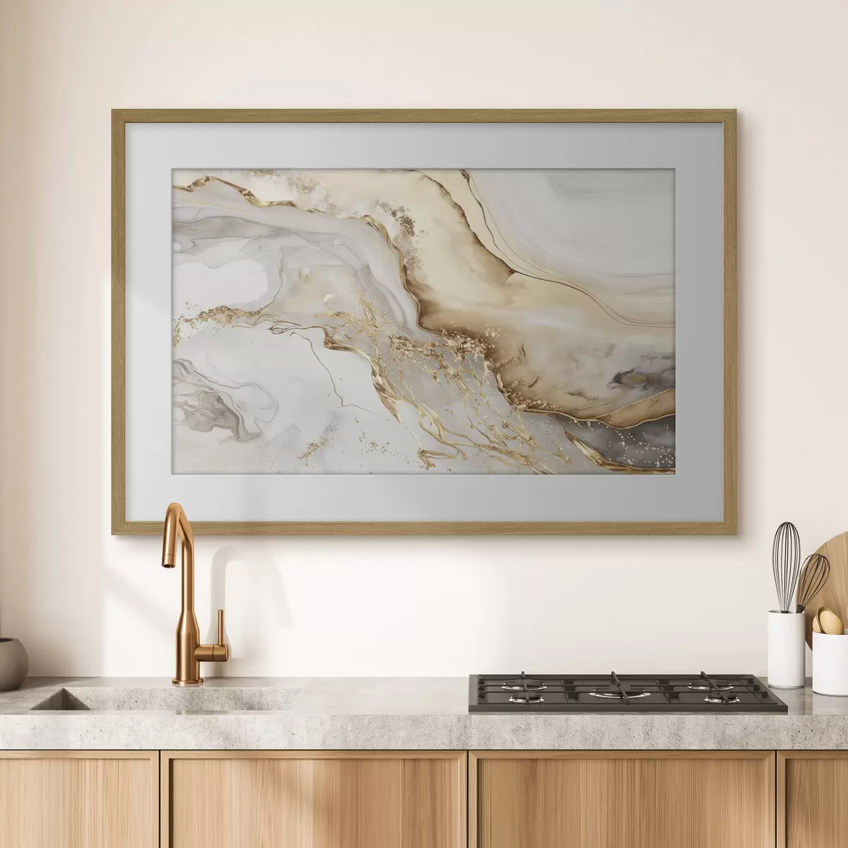 Poster Corrente dorata f34129