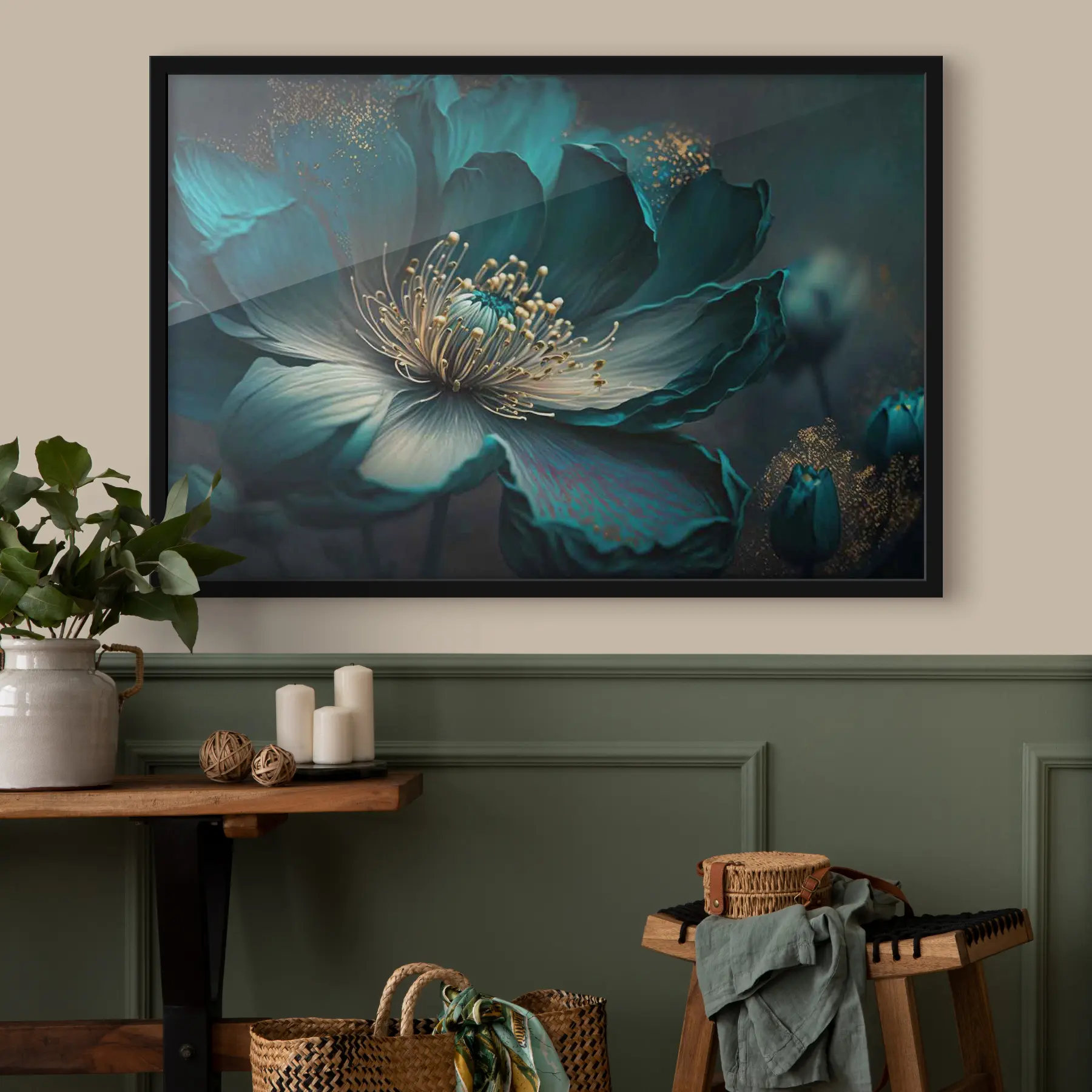 carta da parati Fioritura elegante in tonalità vivaci nr. f34854