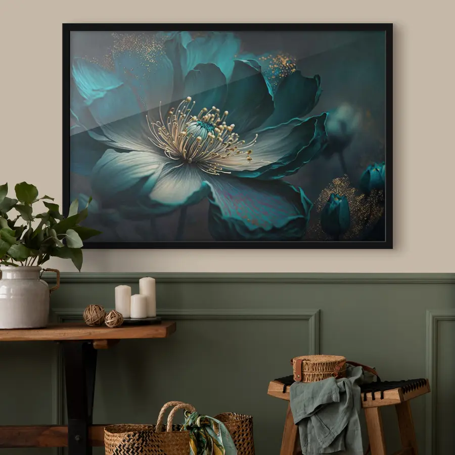 carta da parati Fioritura elegante in tonalità vivaci nr. f34854