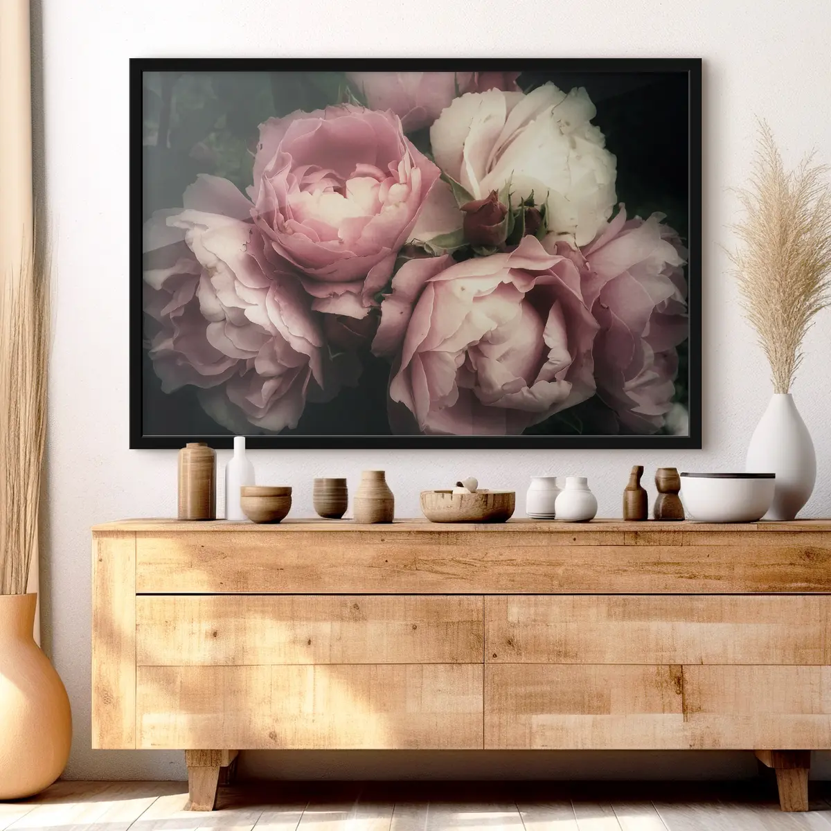 Poster Fiori delicati in tonalità tenui f35242