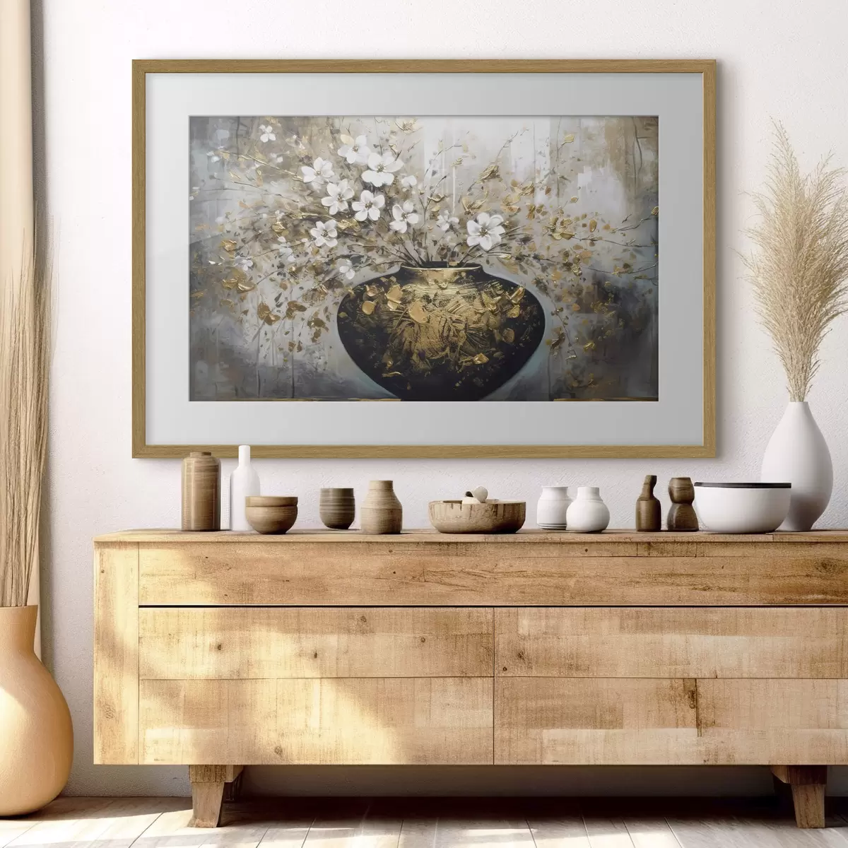 Poster Bouquet in un vaso scuro f35377