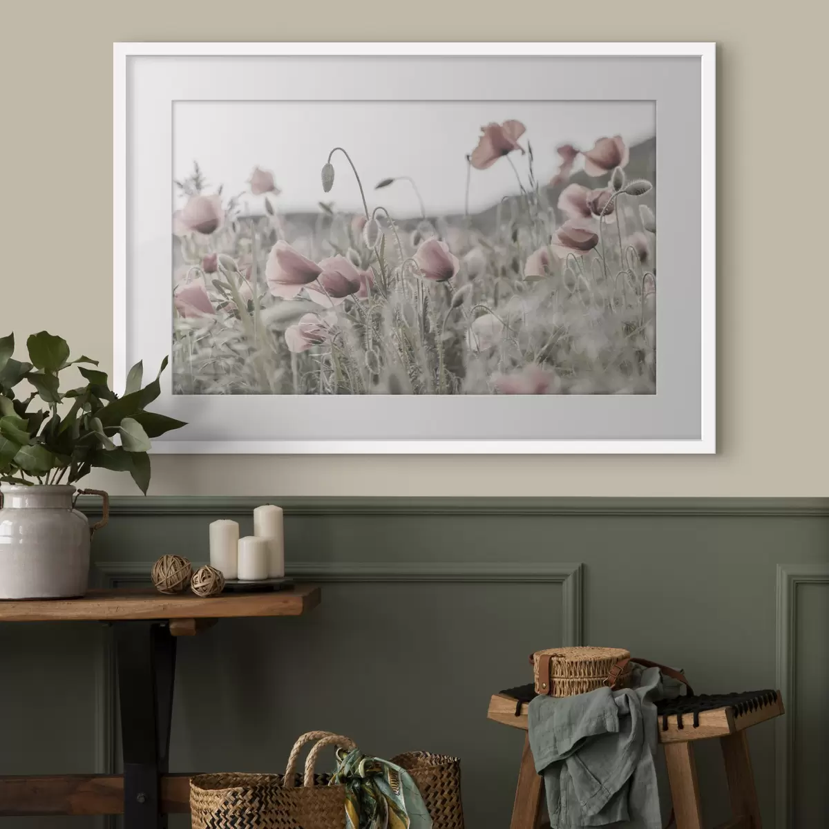 Poster Sussurri di rosa nella brezza f35592