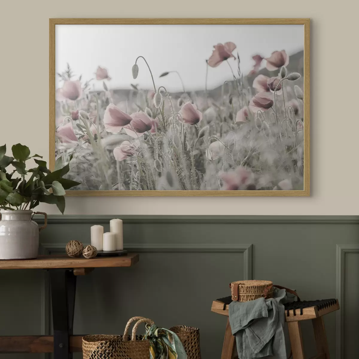 Poster Sussurri di rosa nella brezza f35592