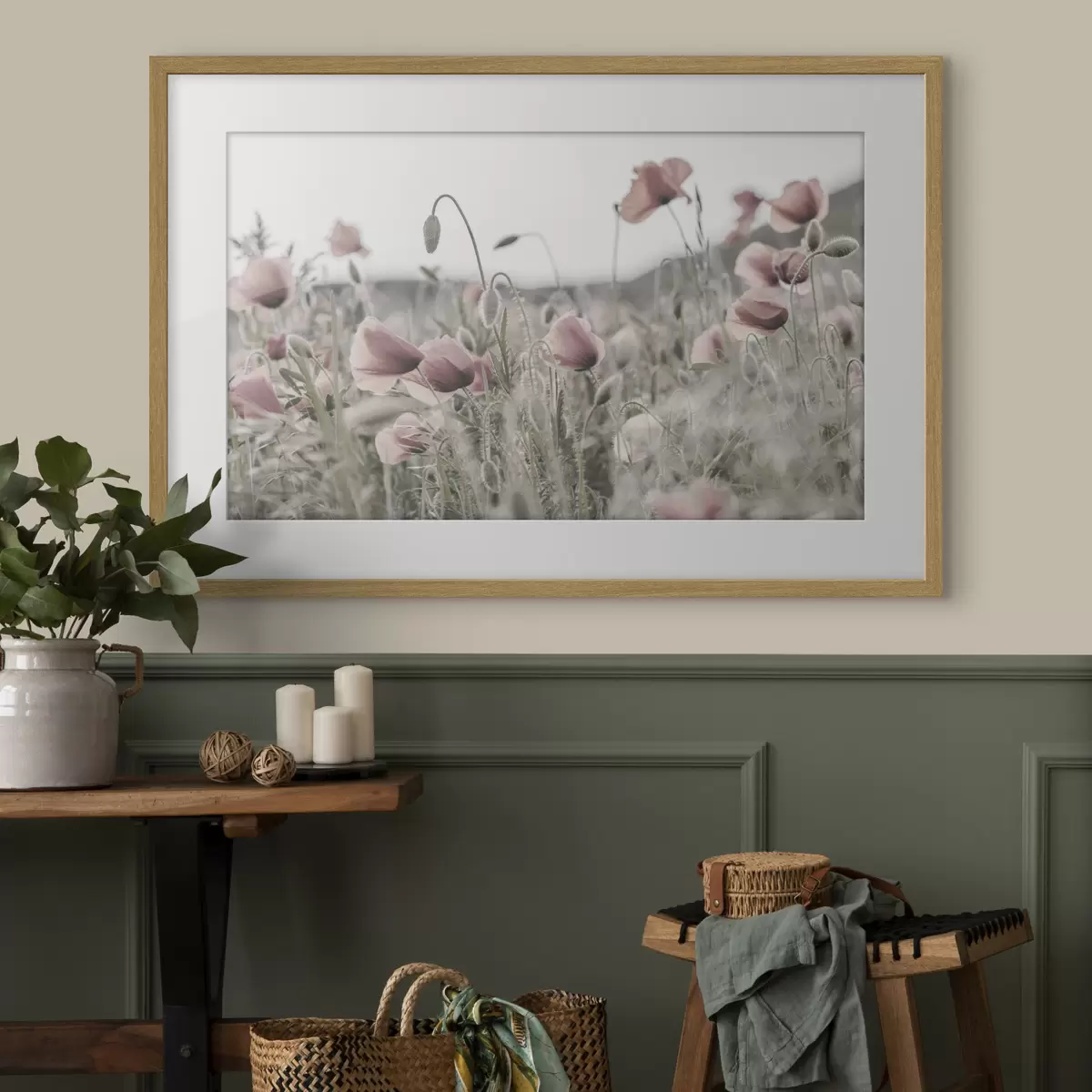 Poster Sussurri di rosa nella brezza f35592