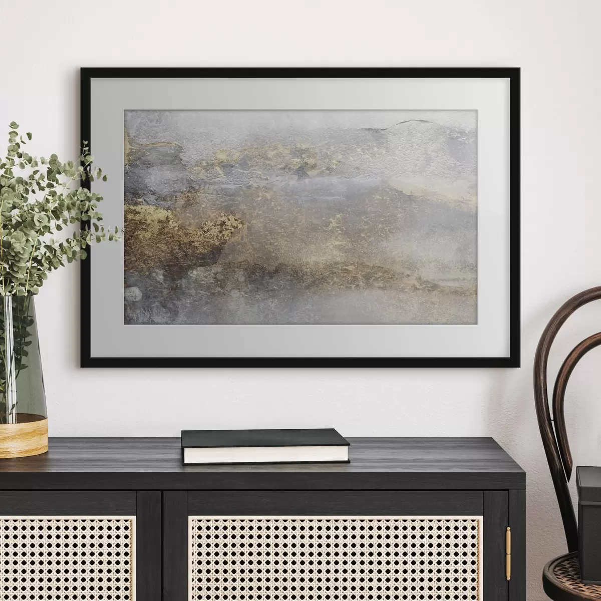 Poster Texture grigia della pietra f35845