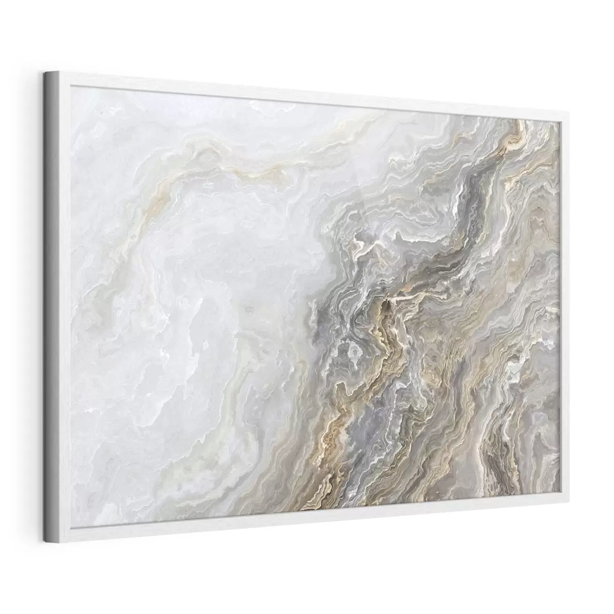 Poster Marmo grigio con venature f36030