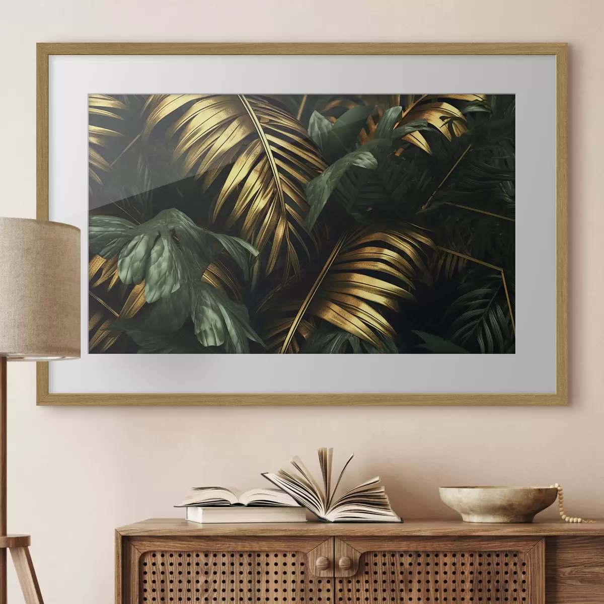 Poster Un fogliame lussuoso in una vibrante armonia f36293