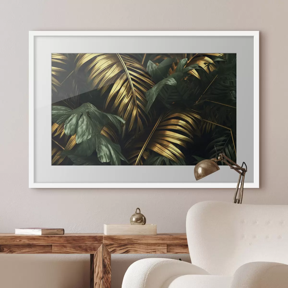 Poster Un fogliame lussuoso in una vibrante armonia f36293