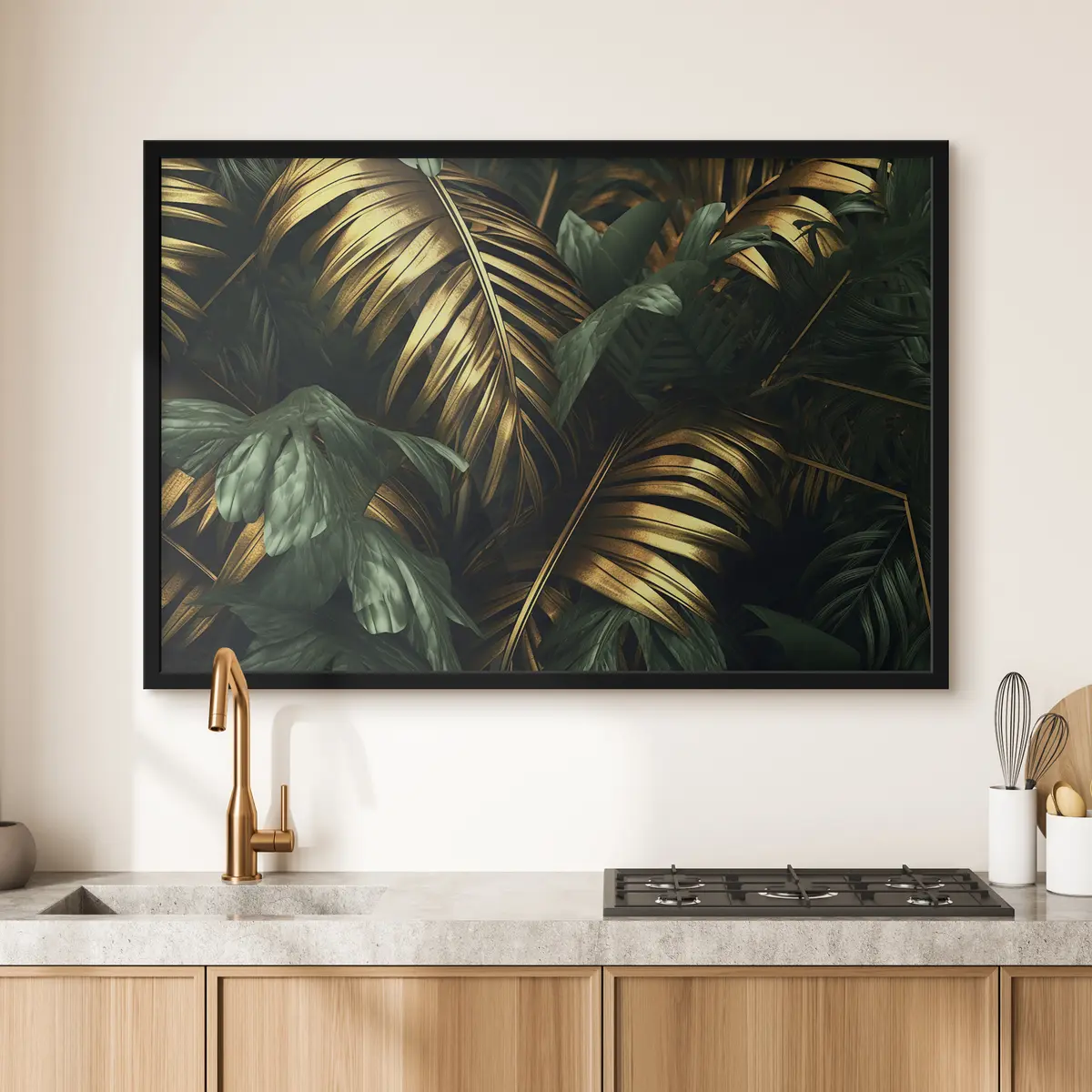 Poster Un fogliame lussuoso in una vibrante armonia f36293