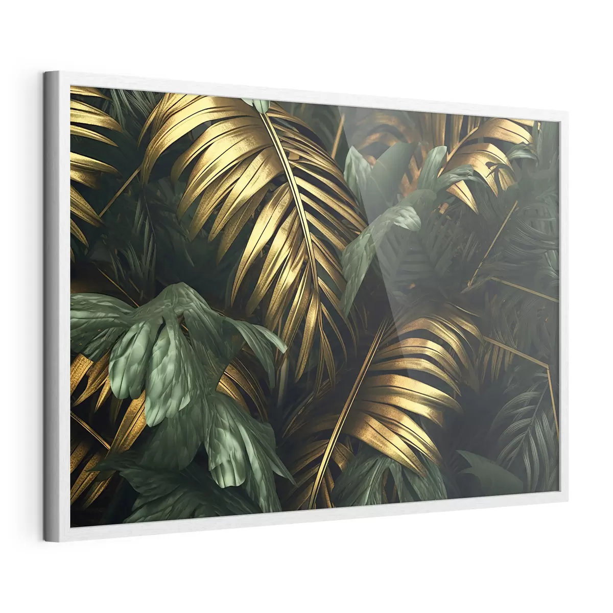 Poster Un fogliame lussuoso in una vibrante armonia f36293