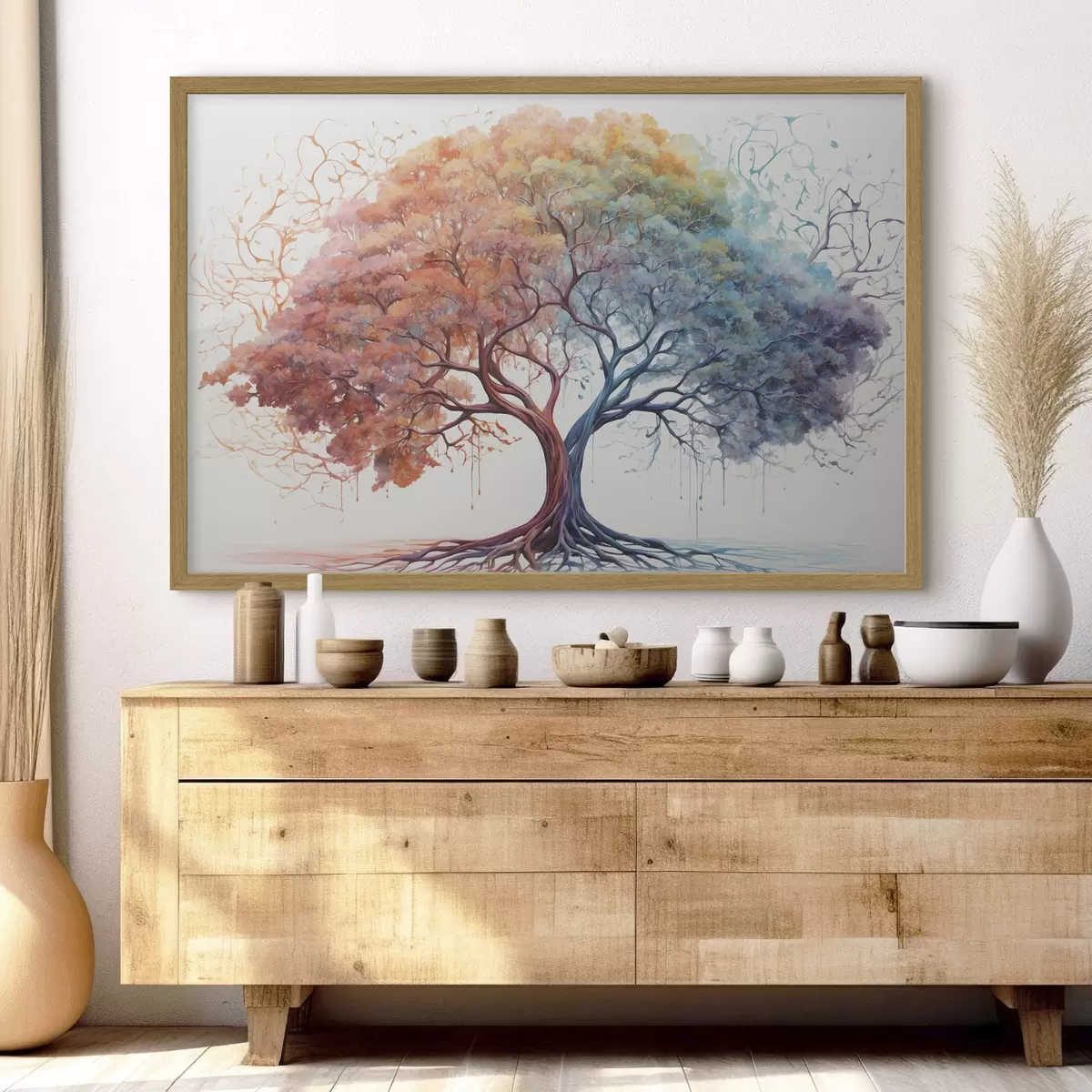 Poster Albero arcobaleno f36444