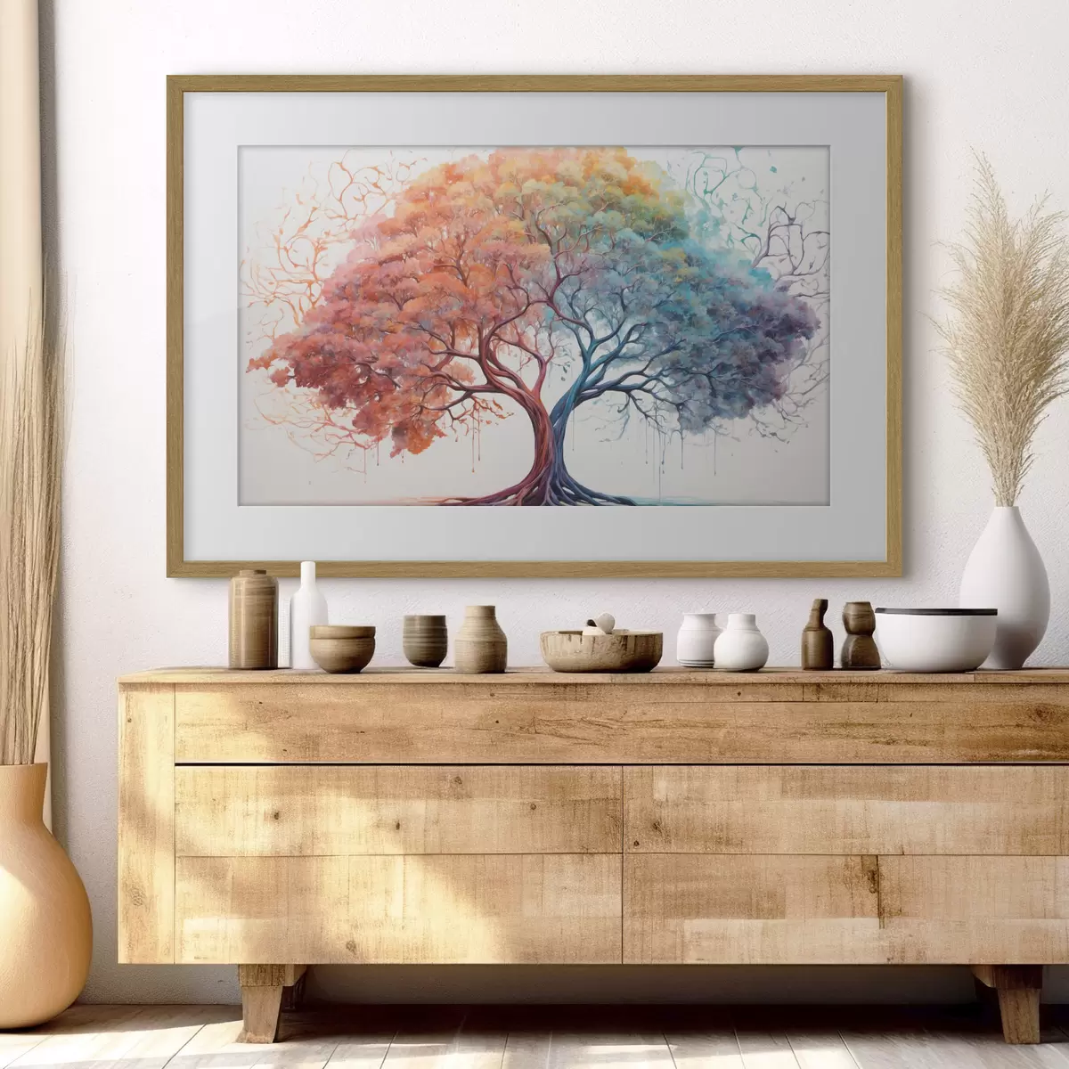 Poster Albero arcobaleno f36444