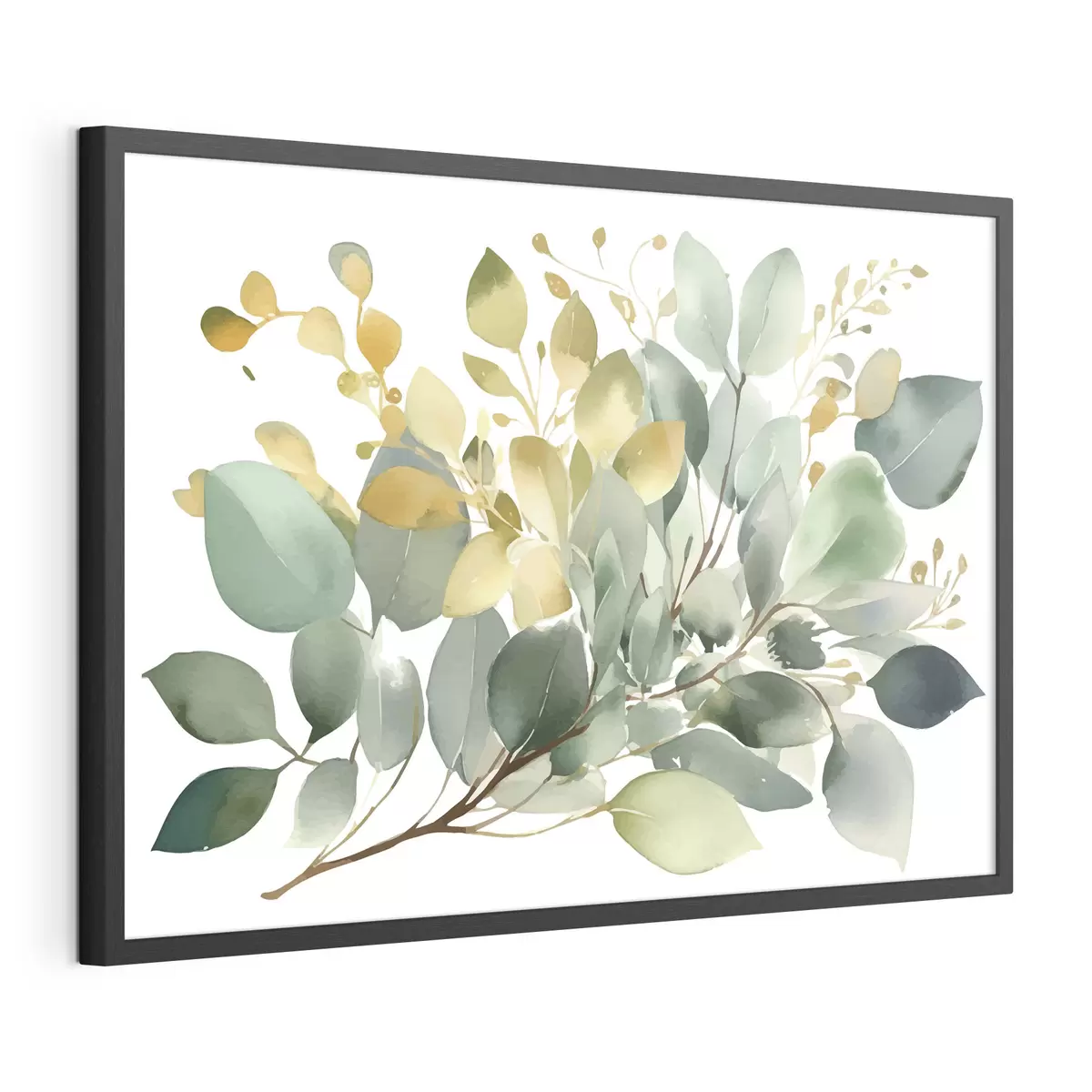 Poster Rametti verdi e ocra f36365