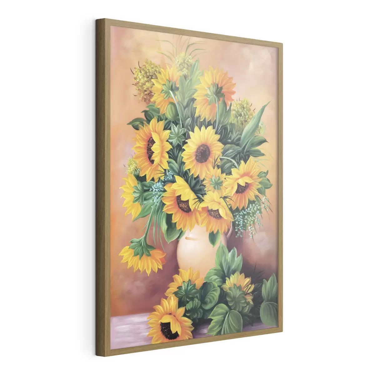 Poster Girasoli vivaci in un vaso f00860