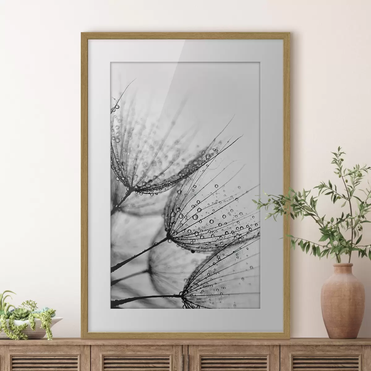Poster Delicati disegni catturati dalle gocce f20828
