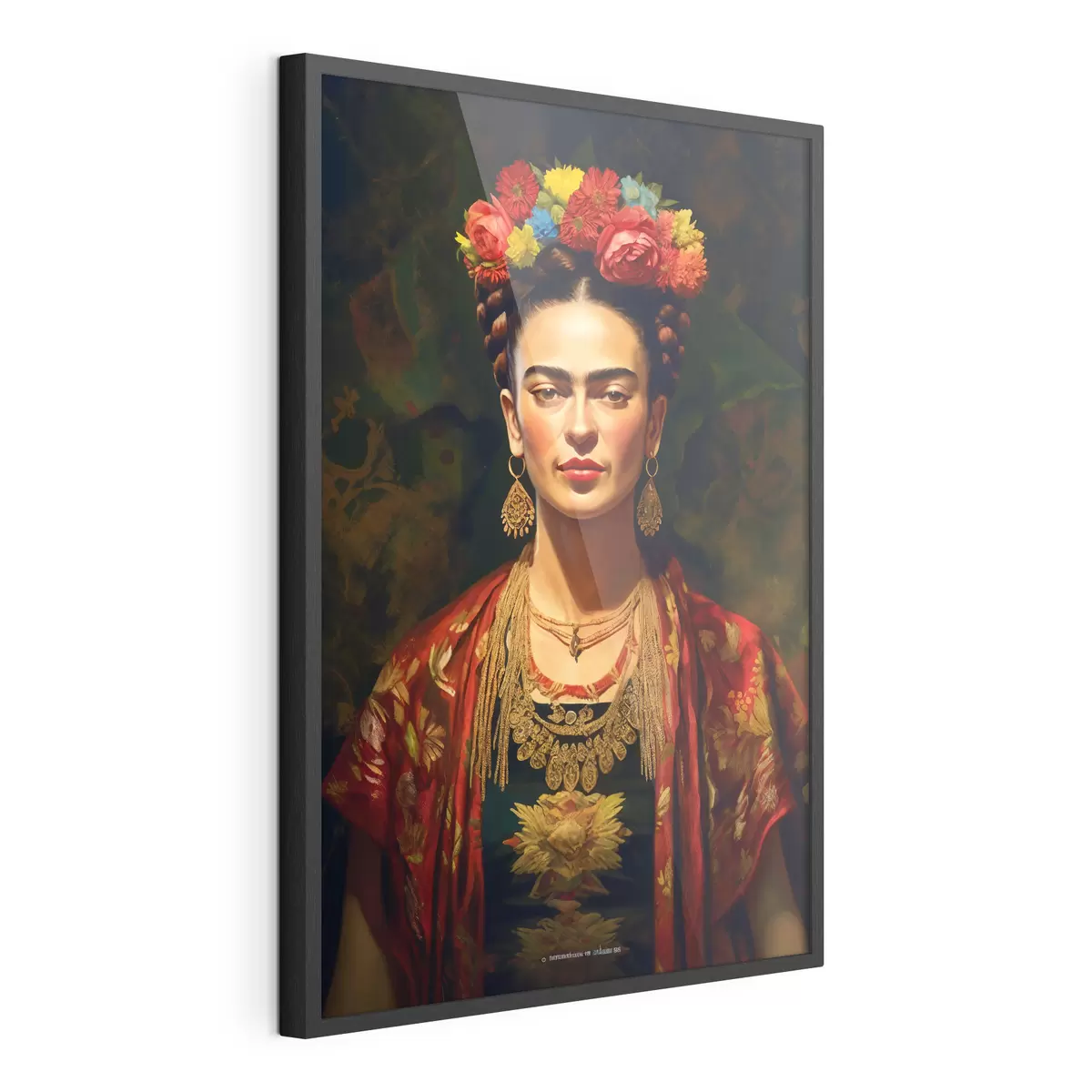 Poster Frida tra i fiori f32864