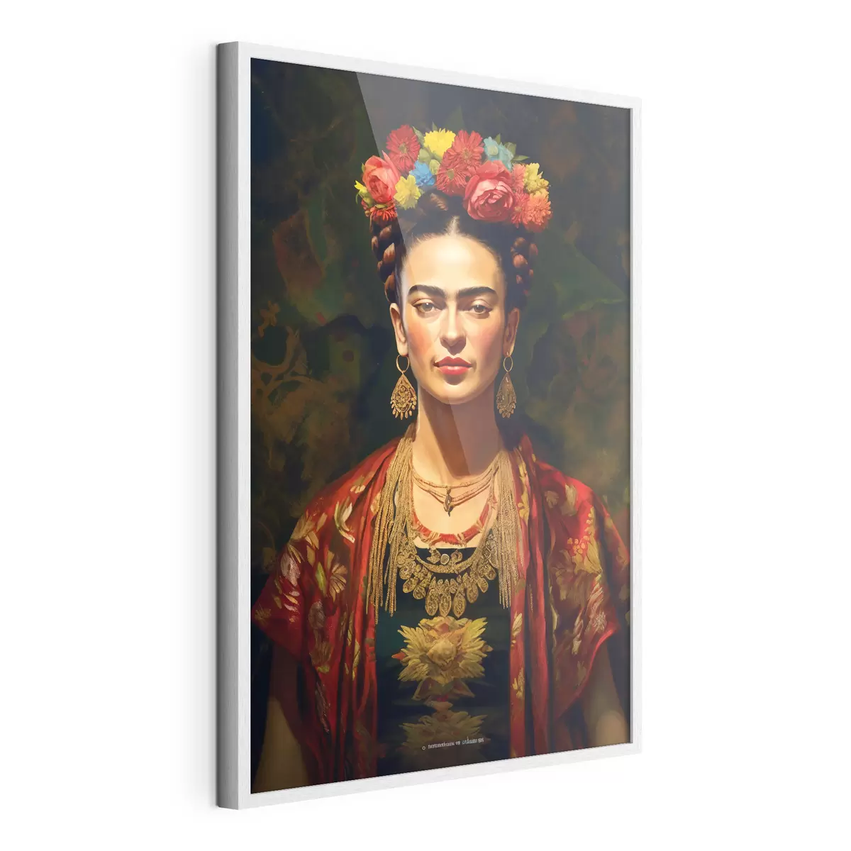 Poster Frida tra i fiori f32864