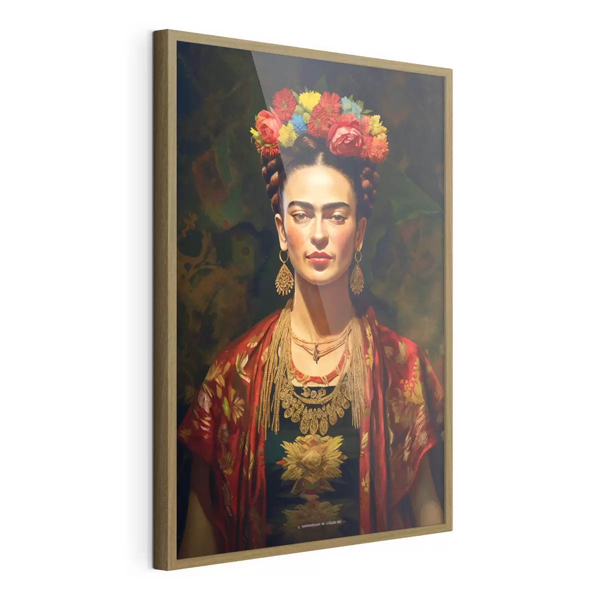 Poster Frida tra i fiori f32864