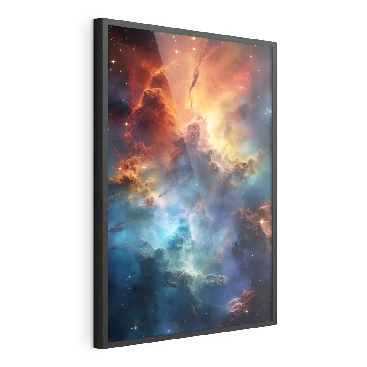 Poster Onde celestiali vibranti di colore cosmico f35365