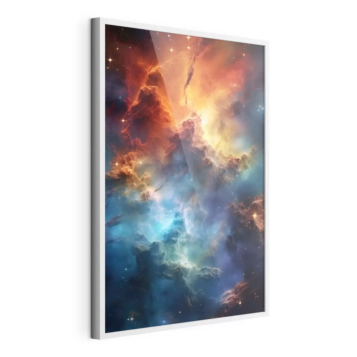 Poster Onde celestiali vibranti di colore cosmico f35365