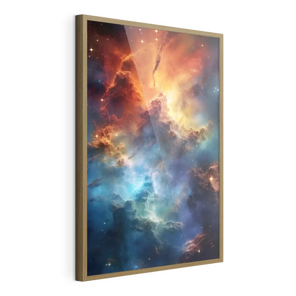 Poster Onde celestiali vibranti di colore cosmico f35365
