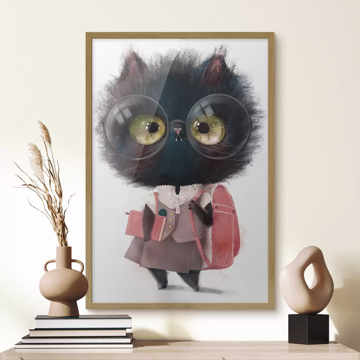 Poster Gatto e pausa f34994
