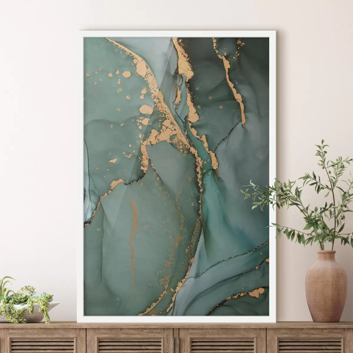 Poster Marmo verde f35859