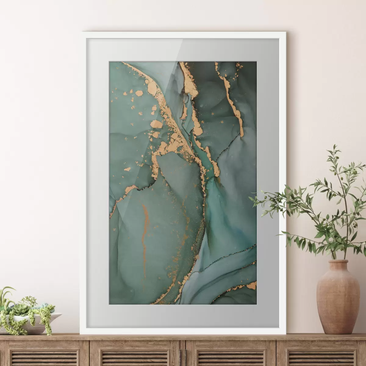 Poster Marmo verde f35859
