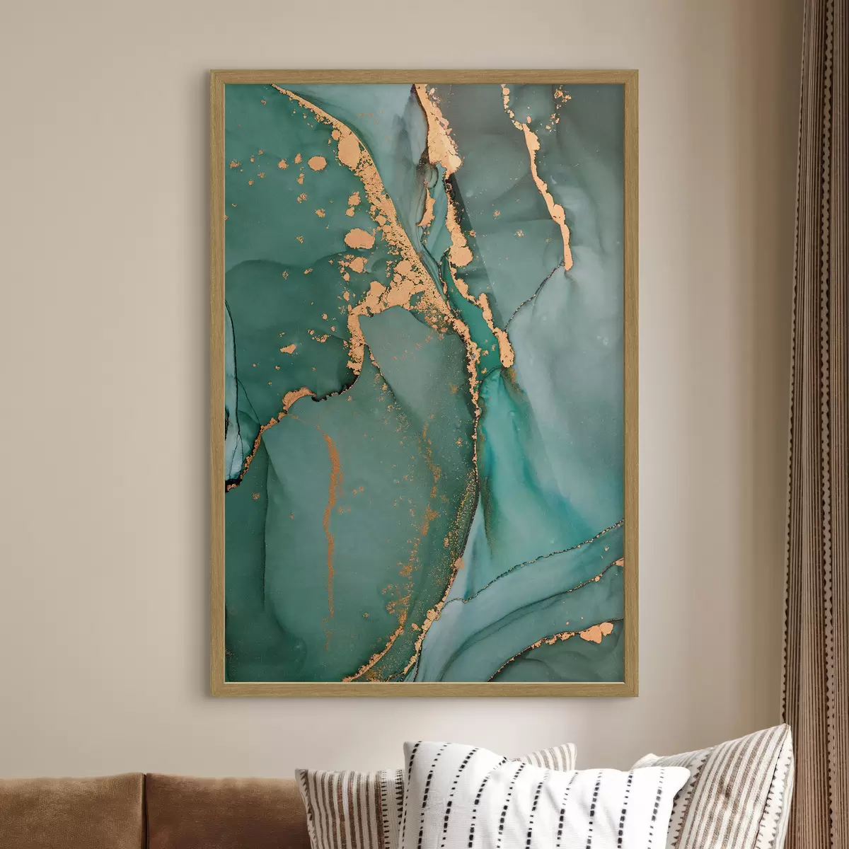 Poster Marmo verde f35859
