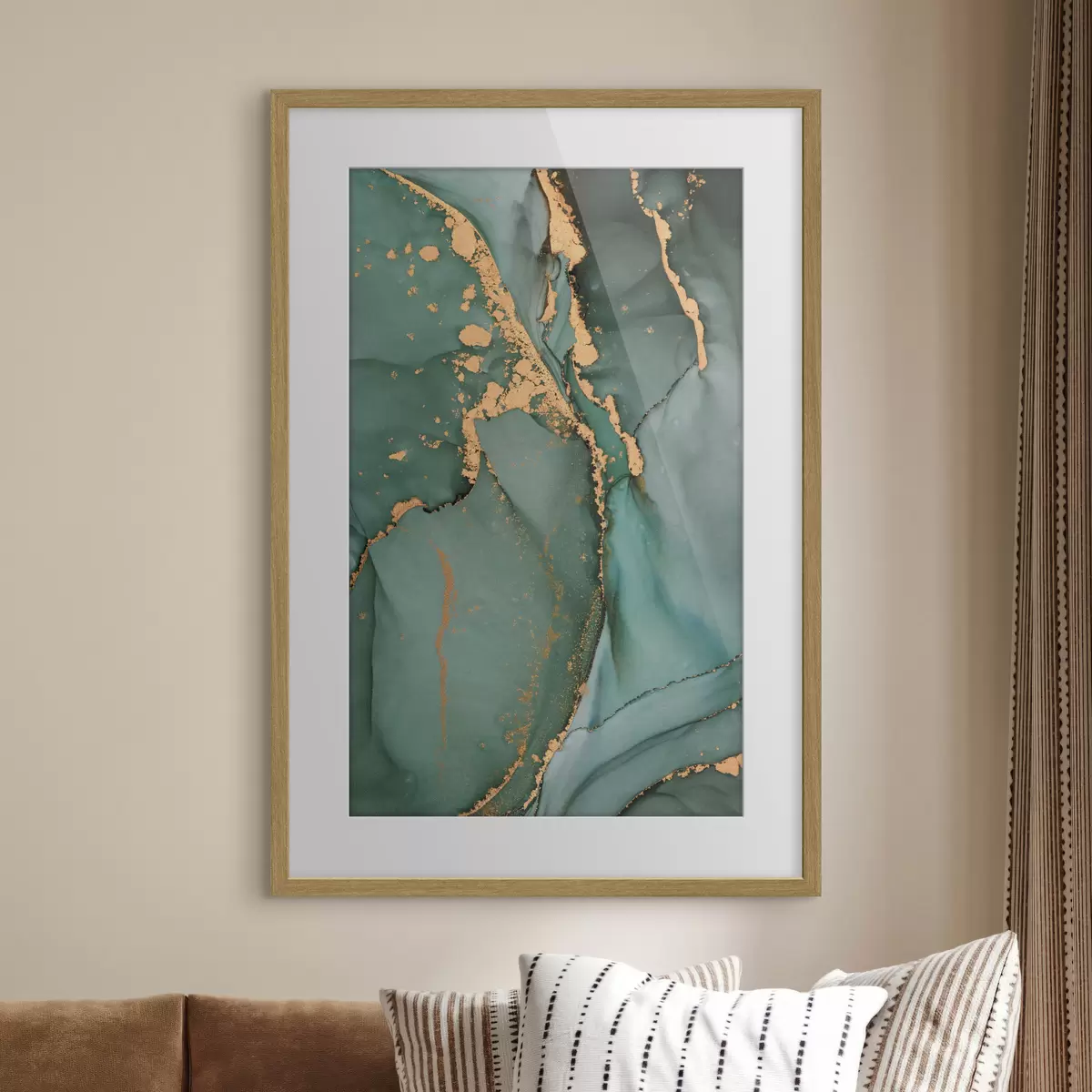 Poster Marmo verde f35859