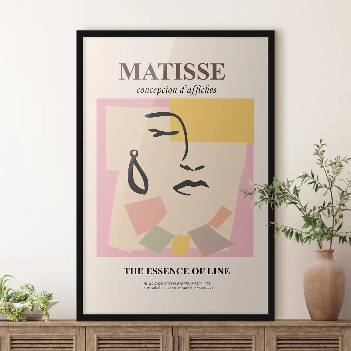 Poster Linee e forme astratte in armonia f36306