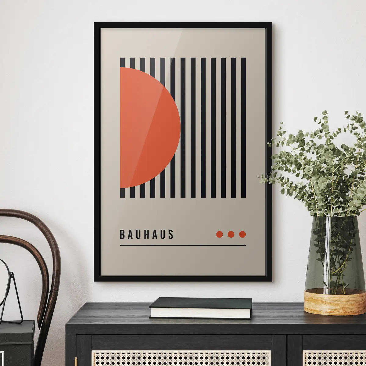 Poster Forme e linee audaci convergono magnificamente f36152