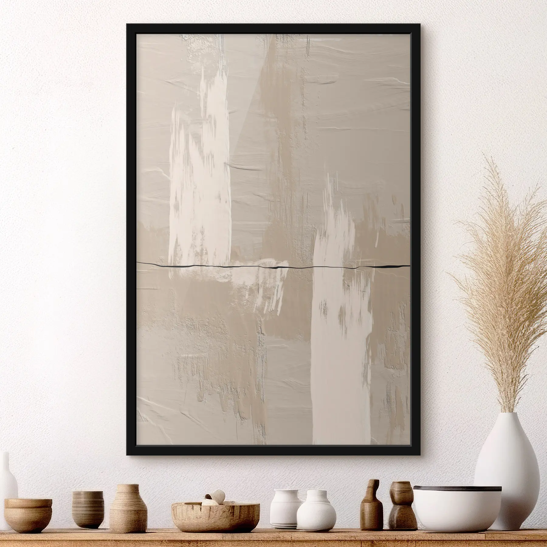 carta da parati Toni neutri e texture morbide si fondono nr. f36304