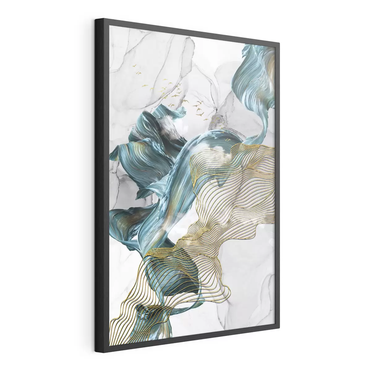 Poster Onde dinamiche di colore e texture f35797