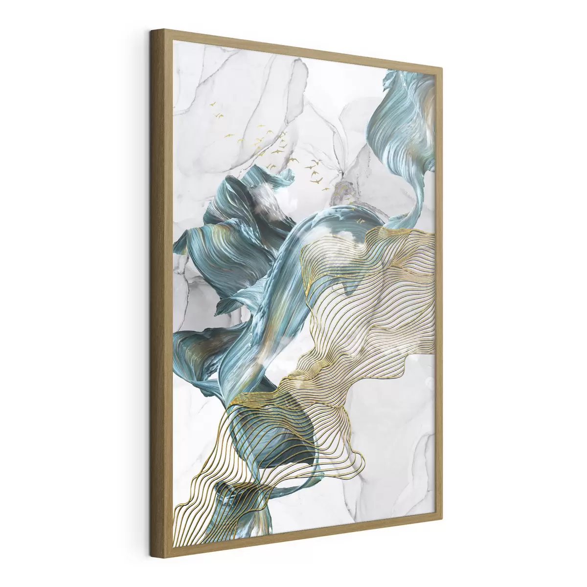Poster Onde dinamiche di colore e texture f35797