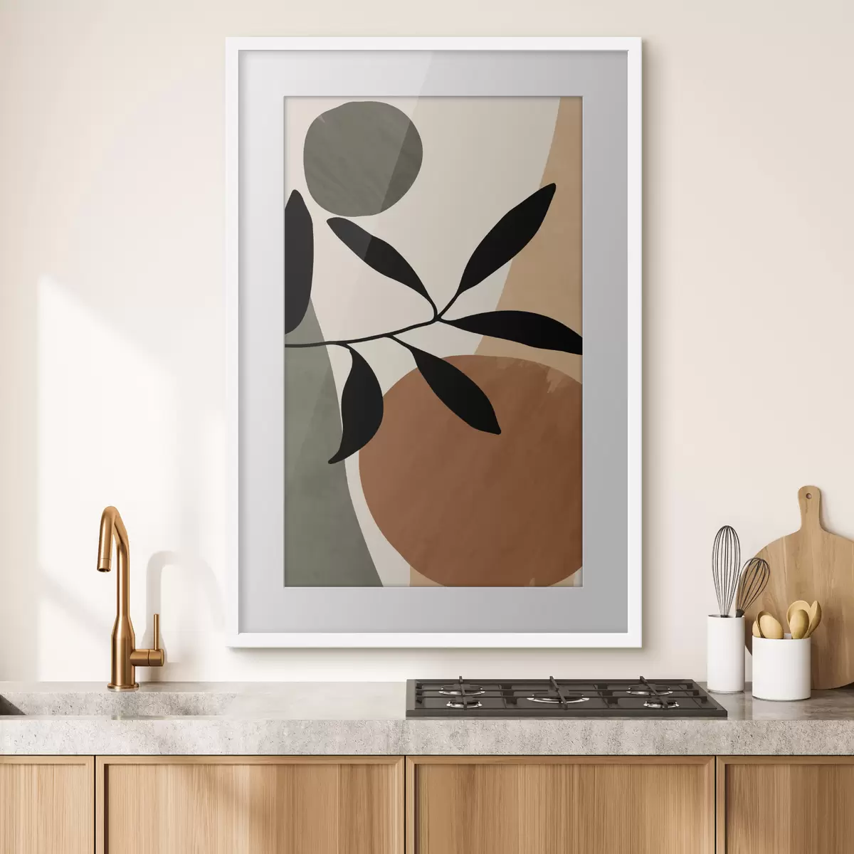Poster Forme astratte con elementi naturali f36481