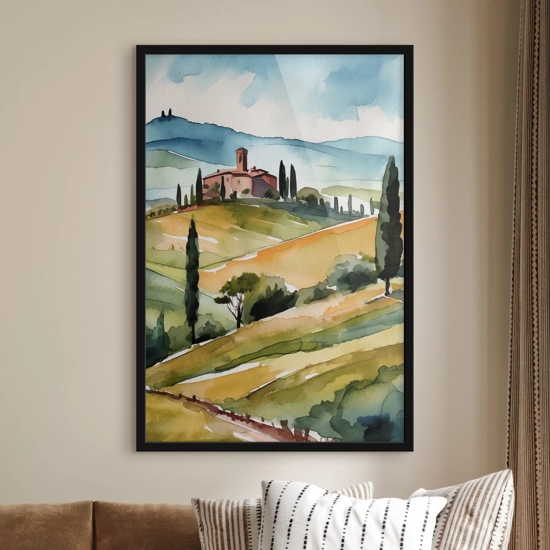 carta da parati Colline incantevoli sotto un cielo vibrante nr. f36683