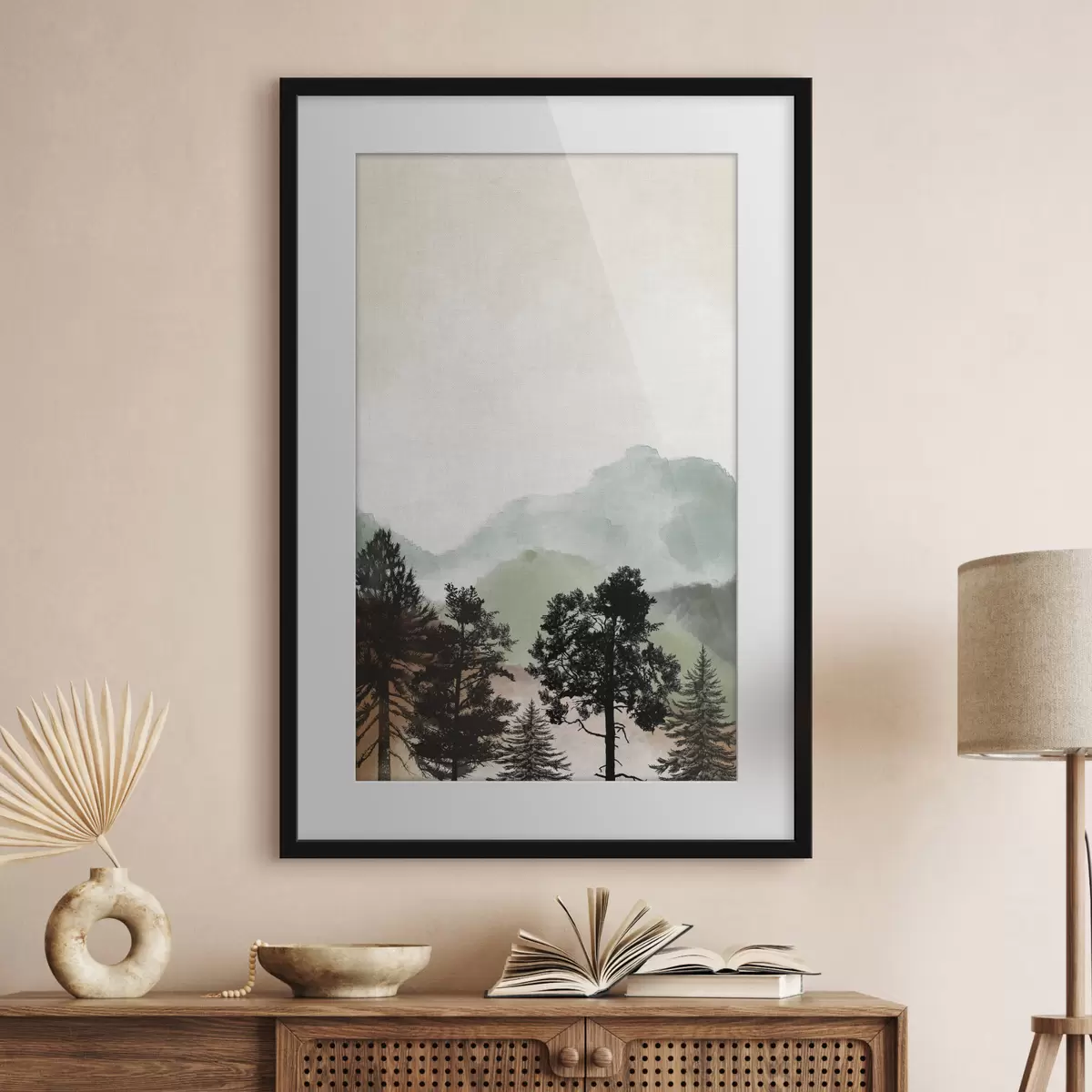Poster Alberi sul pendio f36603
