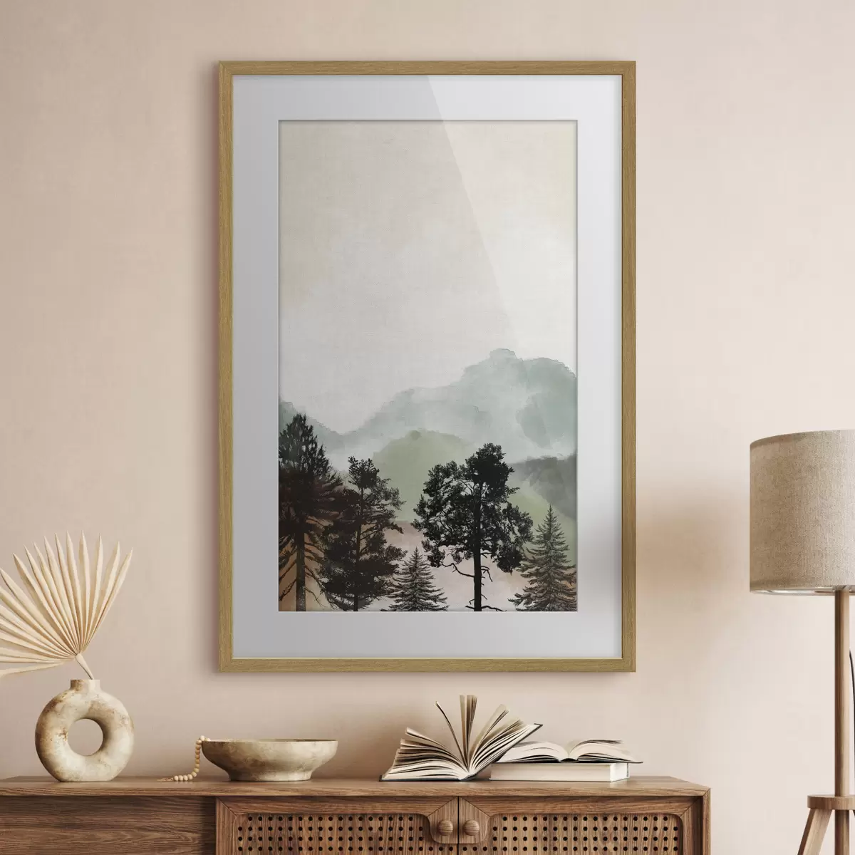 Poster Alberi sul pendio f36603