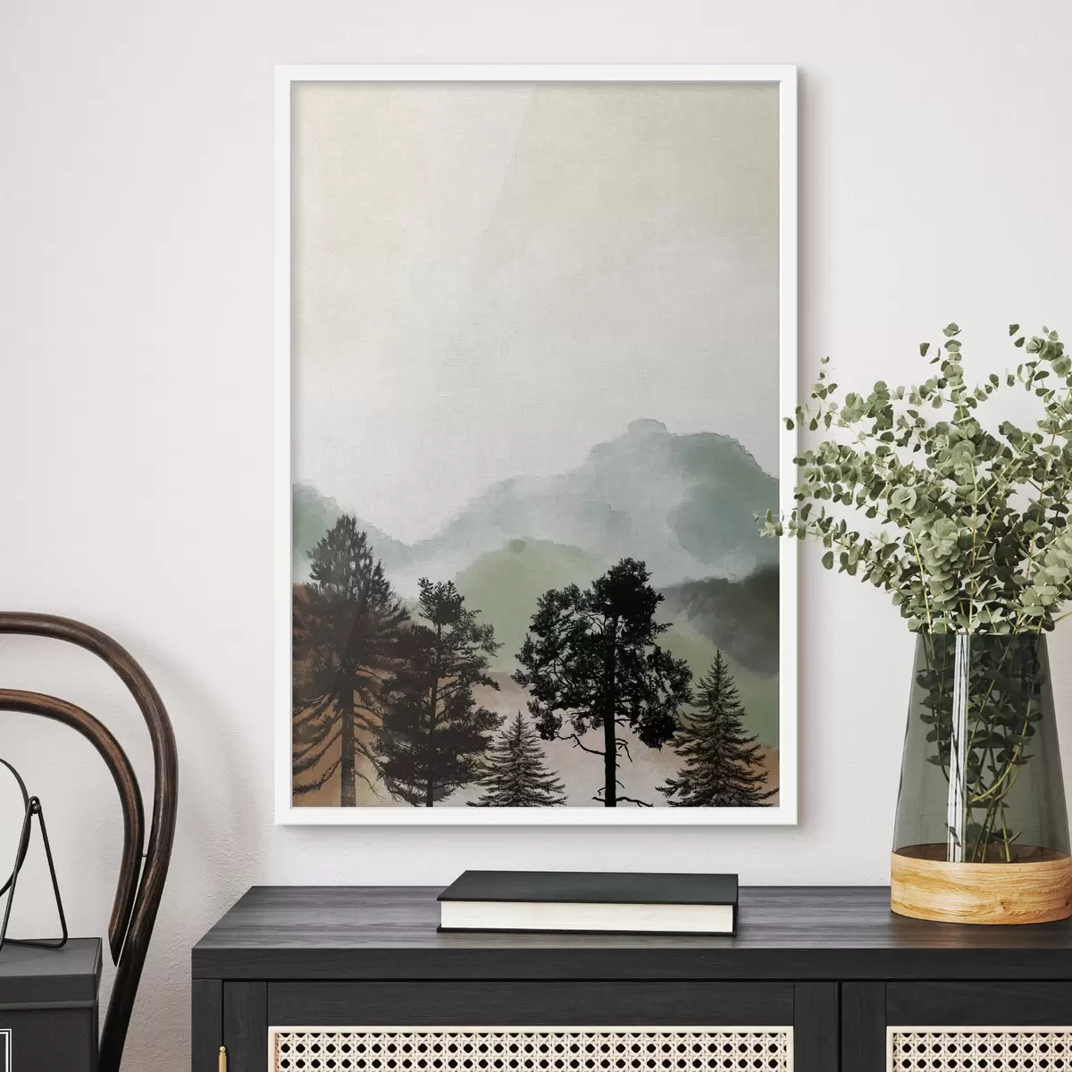 Poster Alberi sul pendio f36603