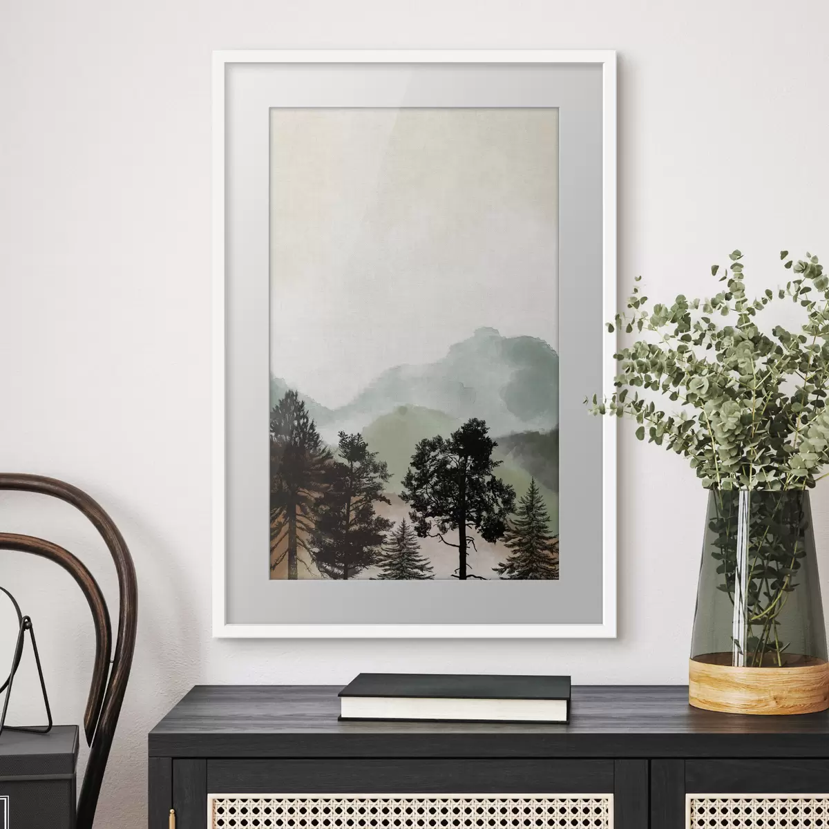 Poster Alberi sul pendio f36603