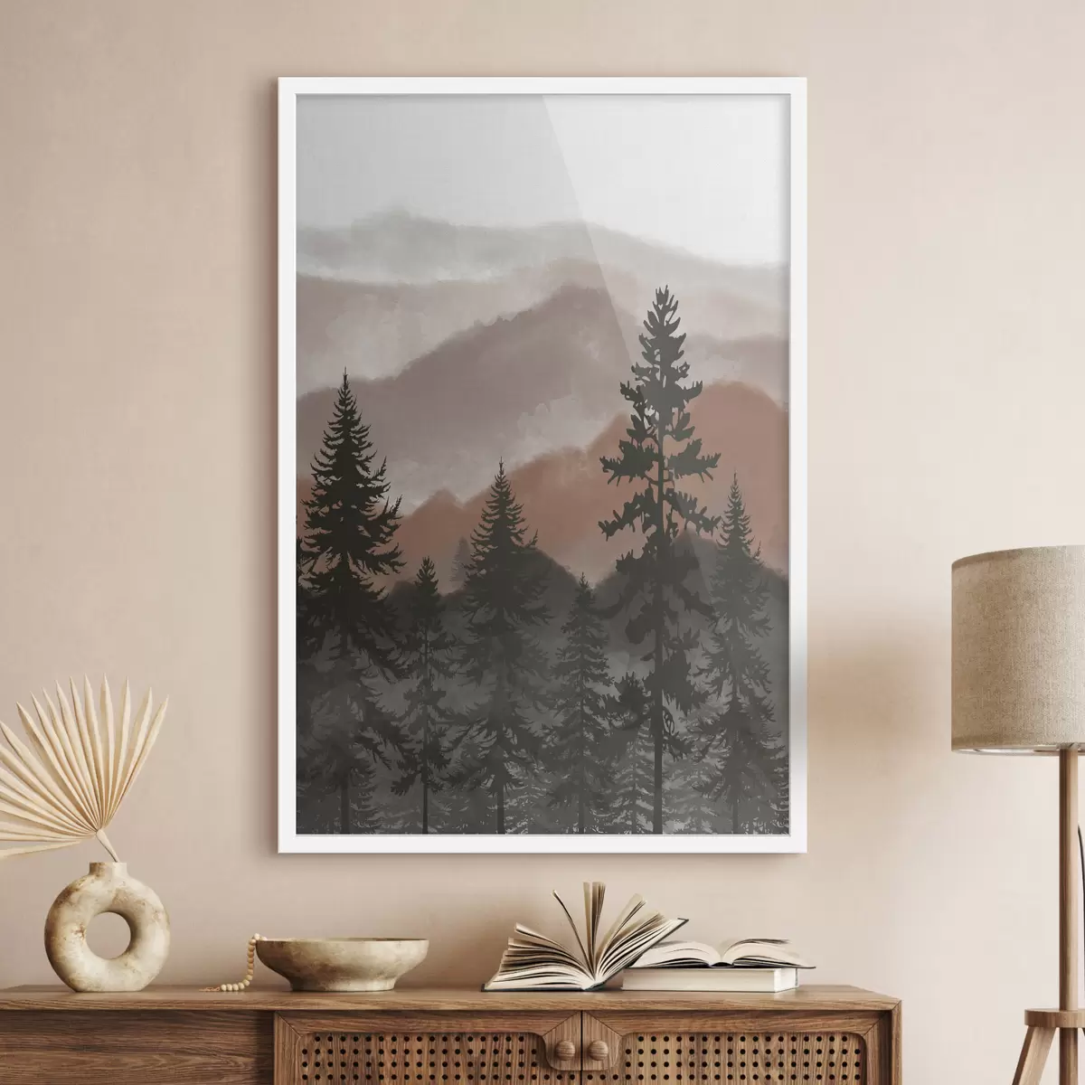 Poster Monti nella luce calda f37017v2