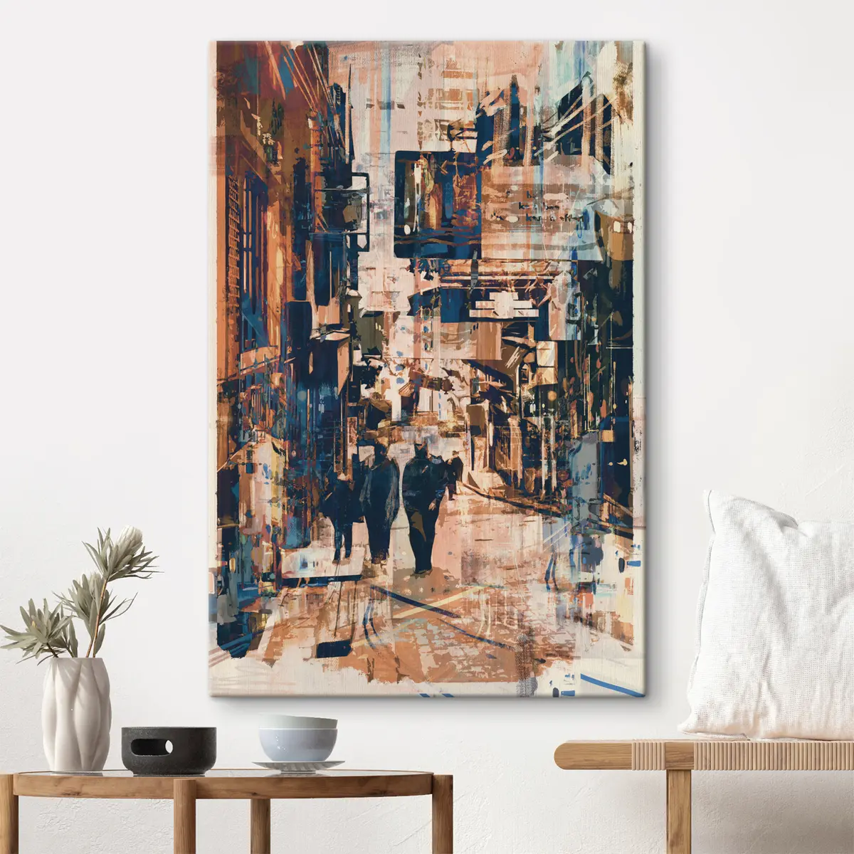 carta da parati Passeggiata urbana attraverso strade vivaci nr. s37081