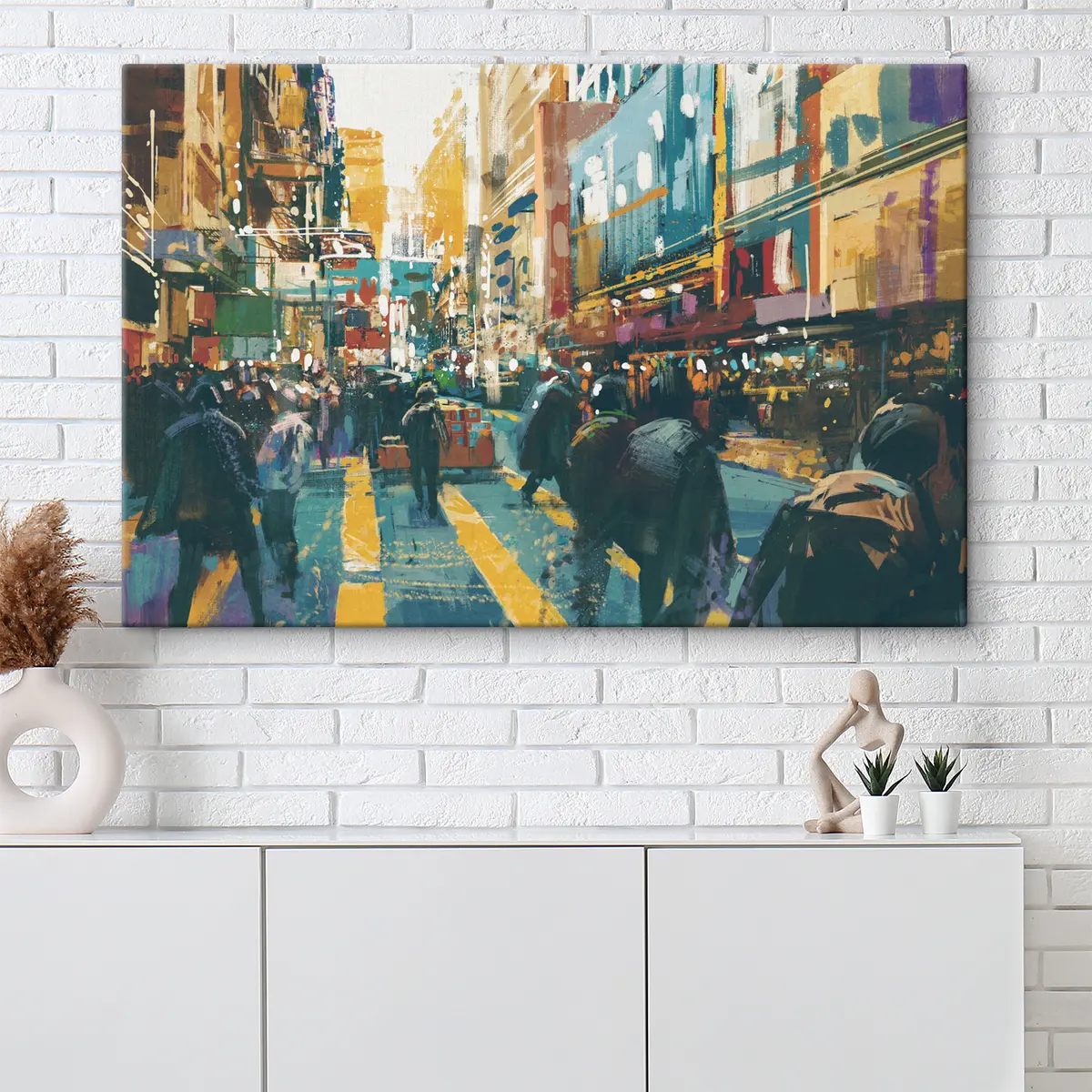 carta da parati La vibrante vita cittadina in movimento nr. s37108